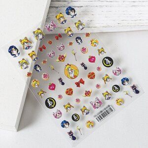 Sailor Moon and Friends Anime Themed Nail Art Stickers/Decals
